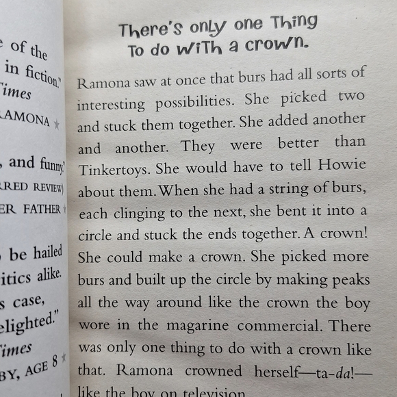 Ramona and Her Father by Beverly Cleary - Blue Cover - Picture 3 of 5
